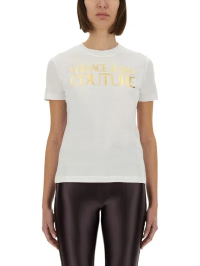 VERSACE JEANS COUTURE VERSACE JEANS COUTURE T-SHIRT WITH LOGO