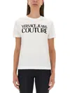 Versace Jeans Couture T-shirt With Logo In White