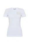 Versace Jeans Couture Logo-print T-shirt In White