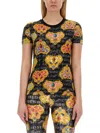 VERSACE JEANS COUTURE T-SHIRT WITH PRINT