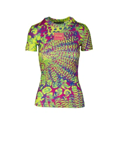 Versace Jeans Couture T-shirt In Yellow