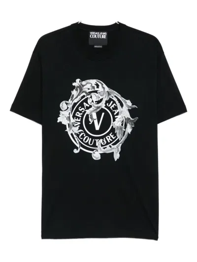 VERSACE JEANS COUTURE VERSACE JEANS COUTURE CREW NECK T-SHIRT WITH PRINT