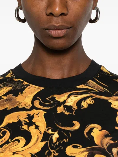 Versace Jeans Couture T-shirts And Polos In Black