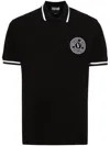 Versace Jeans Couture T-shirts And Polos In Black