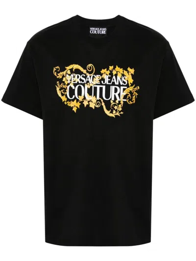 VERSACE JEANS COUTURE VERSACE JEANS COUTURE COTTON T-SHIRT WITH PRINT