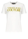 Versace Jeans Couture Logoed T-shirt In White