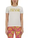 VERSACE JEANS COUTURE VERSACE JEANS COUTURE T-SHIRTS AND POLOS WHITE