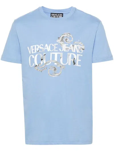Versace Jeans Couture T-shirts & Tops In Blue