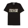 Versace Jeans Couture Man T-shirt Black Size 3xl Cotton