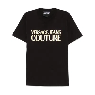 Versace Jeans Couture Man T-shirt Black Size 3xl Cotton