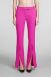 Versace Jeans Couture Tailored Flare Trousers In Pink