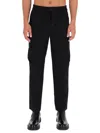 Versace Jeans Couture Drawstring-waist Cargo Trousers In Black