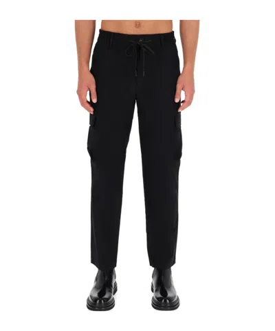 Versace Jeans Couture Technical Cargo Pants In Black