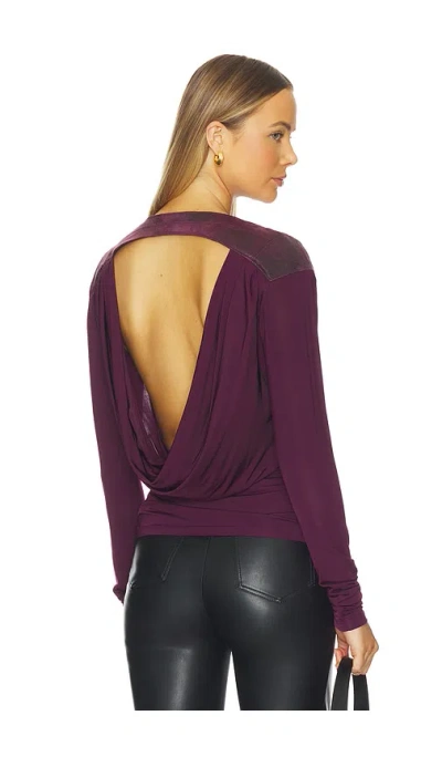 Versace Jeans Couture Top In Purple
