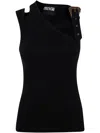 Versace Jeans Couture Top In Black