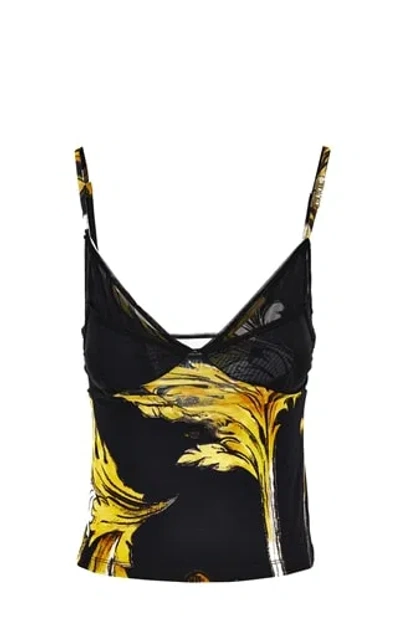 Versace Jeans Couture Top In Black