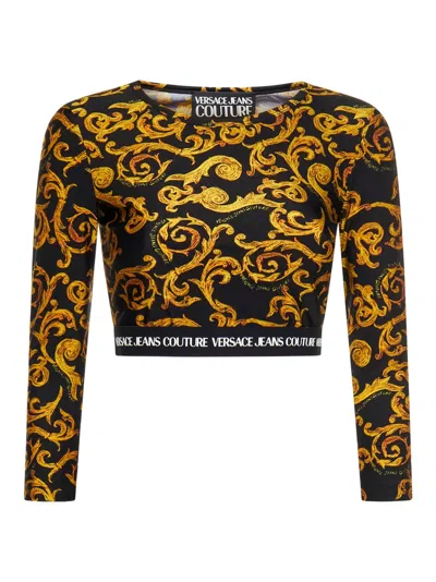 Versace Jeans Couture T-shirt In Black