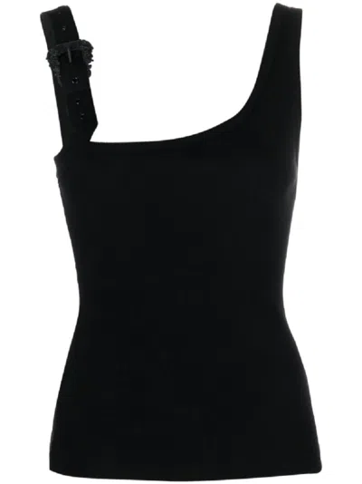 Versace Jeans Couture Top In Black