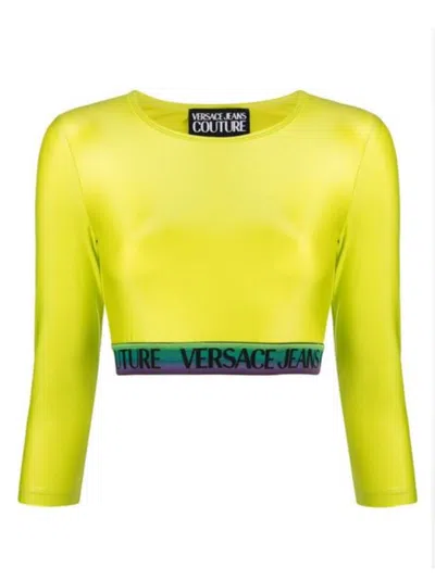 Versace Jeans Couture Top In Green