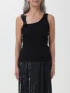 Versace Jeans Couture Top  Woman Color Black In Black