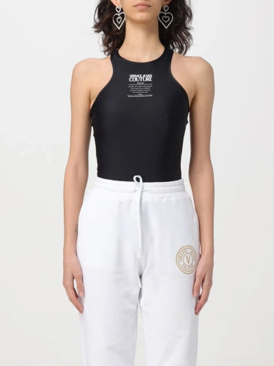 Versace Jeans Couture Top  Woman Color Black In Black