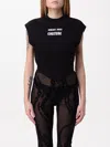 Versace Jeans Couture Top  Woman Color Black In Schwarz