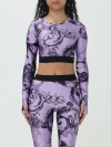 Versace Jeans Couture Top  Woman Color Violet