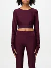 Versace Jeans Couture Top  Woman Color Violet In Violett
