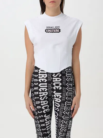 VERSACE JEANS COUTURE TOP VERSACE JEANS COUTURE WOMAN COLOR WHITE,G29551001