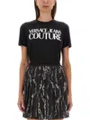 Versace Jeans Couture T-shirt With Logo In Black