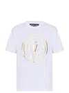 Versace Jeans Couture Logo-print Cotton T-shirt In White