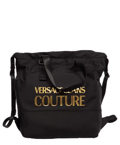 Versace Jeans Couture Tote Bag In Black