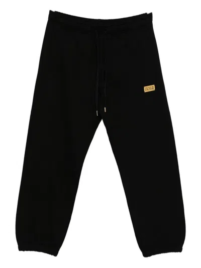 Versace Jeans Couture Tracksuit Bottoms With Logo In Black