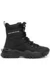 Versace Jeans Couture Trail Trek Chunky-sole Boots In Black