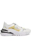 Versace Jeans Couture Baroccoflage-print Low-top Sneakers In 白色