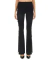 Versace Jeans Couture Cut Out Pants In Black