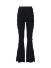 Versace Jeans Couture Knitted Trousers In Black