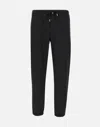 Versace Jeans Couture Logo-patch Cotton Track Pants In Black