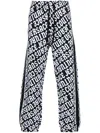 Versace Jeans Couture Man Pants Sky Blue Size L Cotton In Black