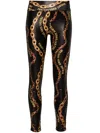 Versace Jeans Couture Leggings In Black