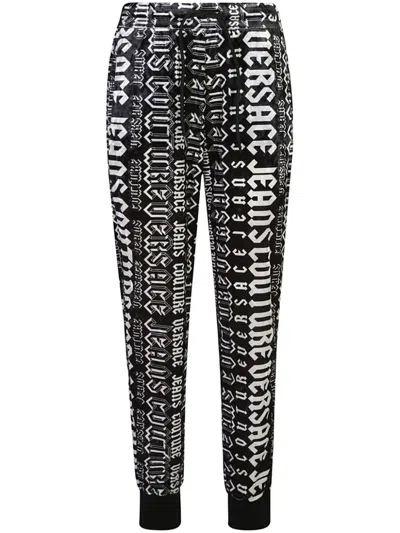 Versace Jeans Couture Trousers In Black