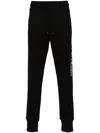 Versace Jeans Couture Logo-print Cotton Track Pants In Multicolor