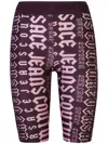 Versace Jeans Couture Trousers In Purple