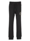 Versace Jeans Couture Black Track Trousers By  In Black Gold