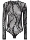 Versace Jeans Couture Top Black In Black