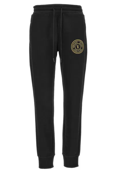 VERSACE JEANS COUTURE VERSACE JEANS COUTURE V-EMBLEM PRINT TRACK PANTS