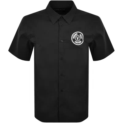 Versace Jeans Couture V Emblem Shirt Black