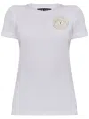 Versace Jeans Couture V-emblem T-shirt In White