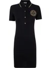 Versace Jeans Couture Vembl Small Embro Dress Cotton Piquet
