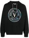 VERSACE JEANS COUTURE VERSACE JEANS COUTURE VEMBLE IRIDESCENT SWEATSHIRTS CLOTHING